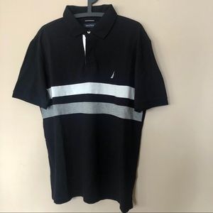 Men’s NWOT Nautica Black Polo